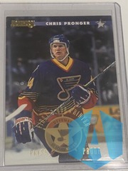 1996-97 Donruss “Press Proof” Chris Pronger #63 Die-Cut Star /2000
